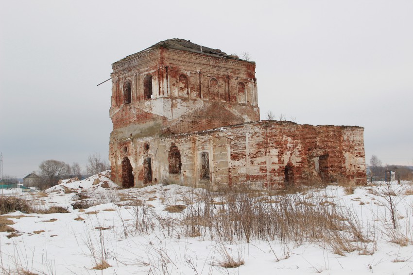 Церковь Покрова Пресвятой Богородицы, Ясная Поляна (Пошехонский район, Ярославская область). фасады