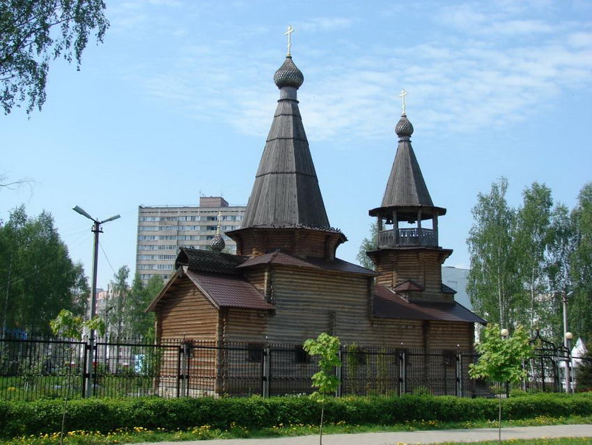 Церковь Стефана Пермского, Десногорск (Десногорск, город, Смоленская область). общий вид в ландшафте