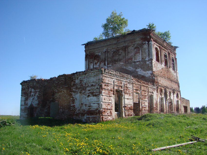 Ясная Поляна. Церковь Покрова Пресвятой Богородицы. фасады