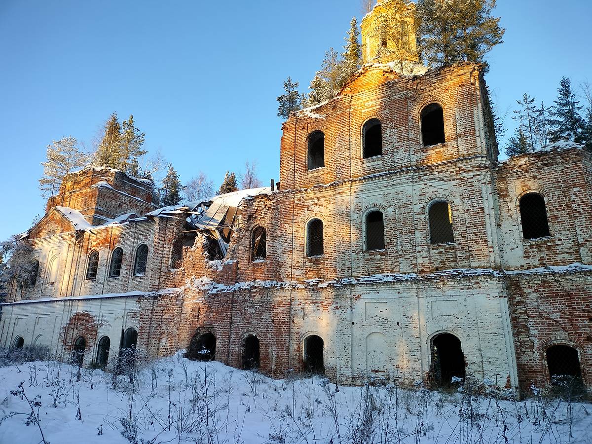 архитектурные детали. Церковь Богоявления Господня, Павловское (Великоустюгский район, Вологодская область)