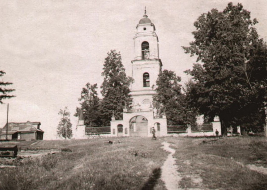 Церковь Николая Чудотворца, Муромцево, урочище (Пушкинский район и гг. Ивантеевка, Королёв, Московская область). архивная фотография, фото 1920-1947 с сайта https://pastvu.com/p/204704