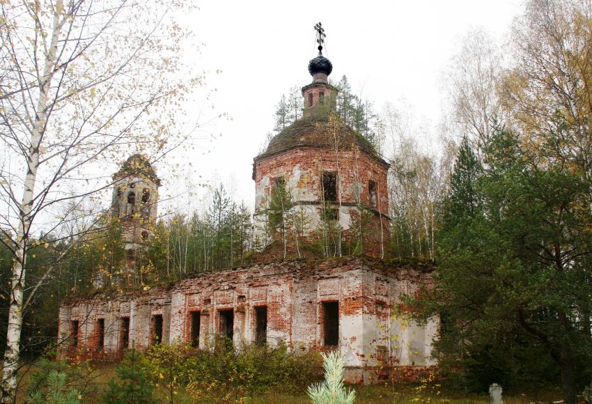 Церковь Троицы Живоначальной, Космодамиановский погост (Андреевское) (Рамешковский район, Тверская область). фасады