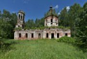 Церковь Троицы Живоначальной, Вид с юга<br>, Космодамиановский погост (Андреевское), Рамешковский район, Тверская область