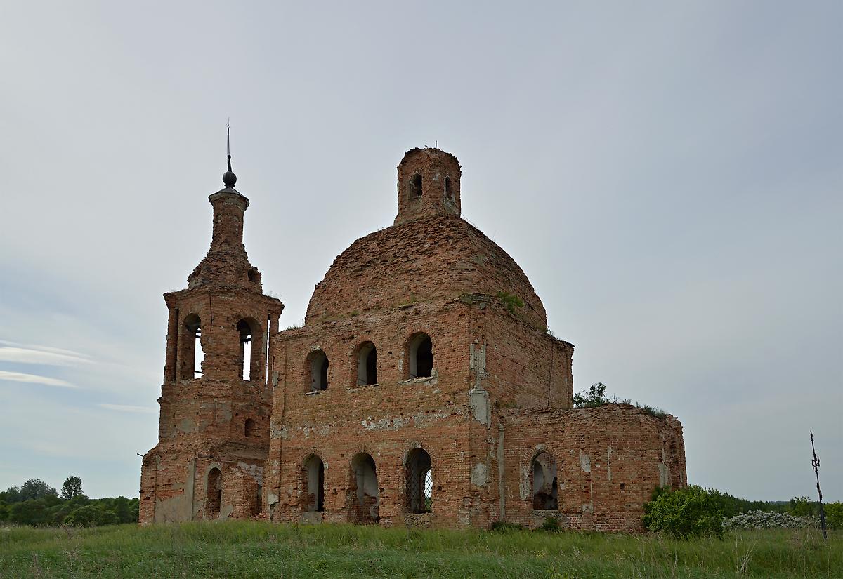 фасады. Церковь иконы Божией Матери "Знамение", Жуково, урочище (Старооскольский район, Белгородская область)