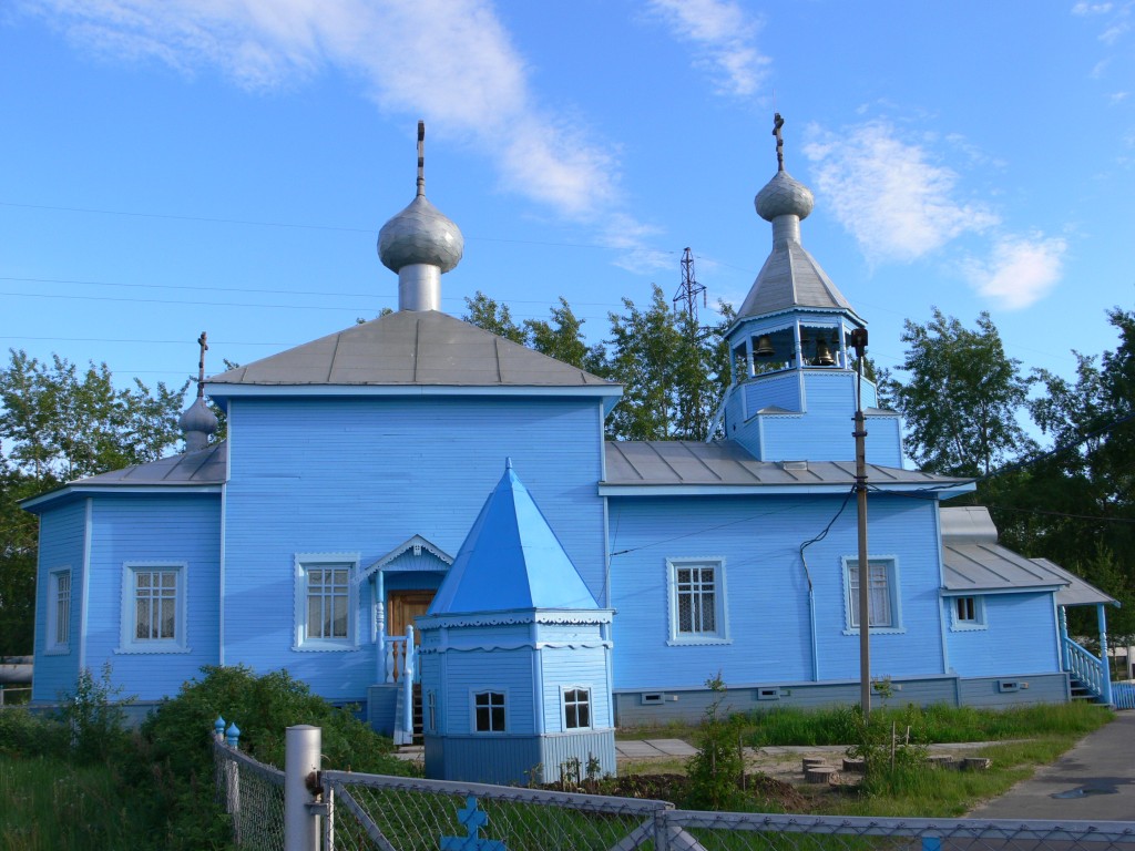 Северодвинск. Церковь Воскресения Христова на Яграх (из села Солзы). фасады, 2006