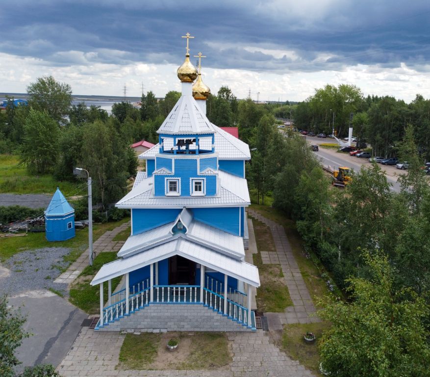 Северодвинск. Церковь Воскресения Христова на Яграх (из села Солзы). фасады