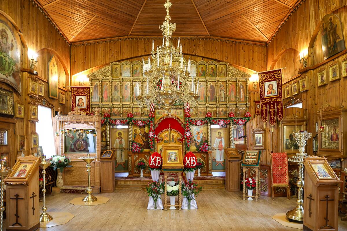 Церковь Воскресения Христова на Яграх (из села Солзы), Северодвинск (Северодвинск, город, Архангельская область). интерьер и убранство