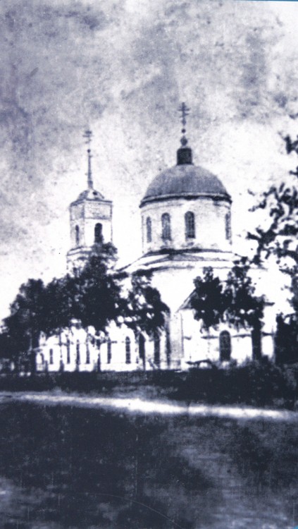 Церковь Илии Пророка, Котловка (Елабужский район, Республика Татарстан). архивная фотография, Фотографии с информационного стенда перед храмом