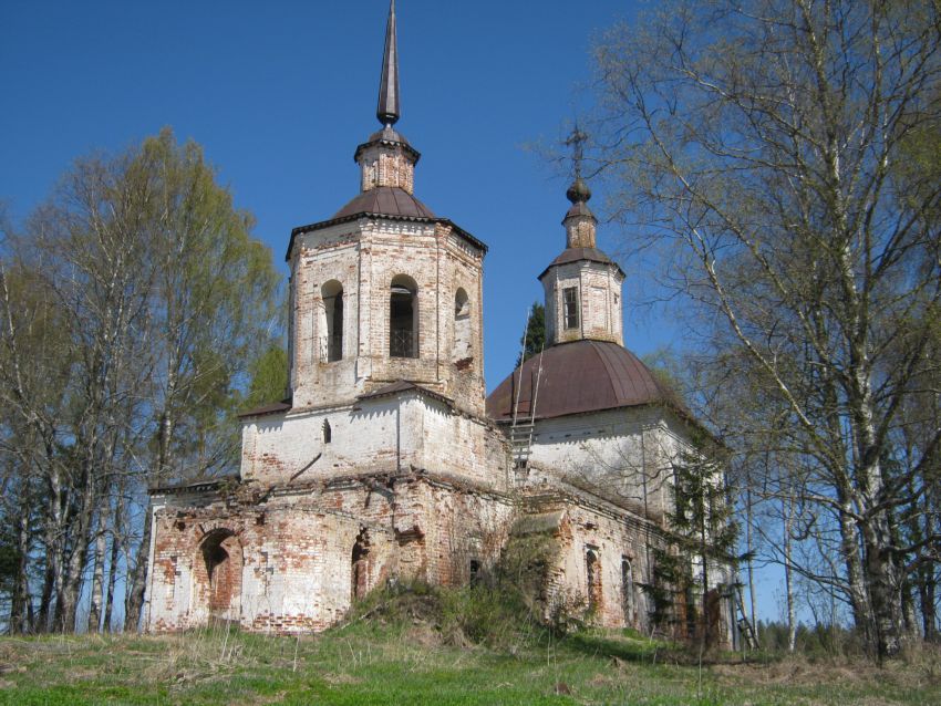 Церковь Параскевы Пятницы, Пятницкий погост, урочище (Великоустюгский район, Вологодская область). фасады