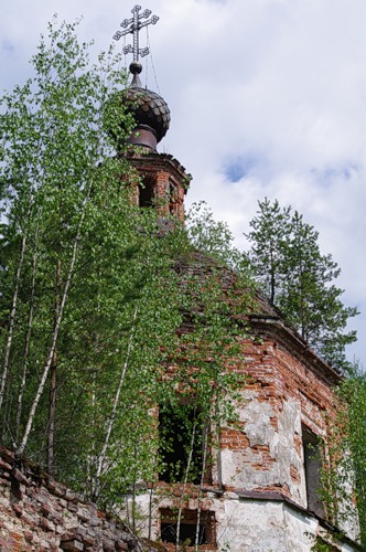 Космодамиановский погост (Андреевское). Церковь Троицы Живоначальной. архитектурные детали