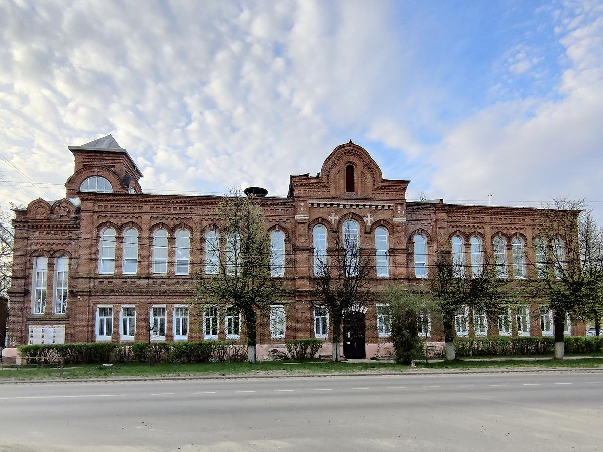 Общий вид с Юга., фасады. Домовая церковь Асинкрита апостола от 70-ти при бывшей Балинской богадельне, Южа (Южский район, Ивановская область)