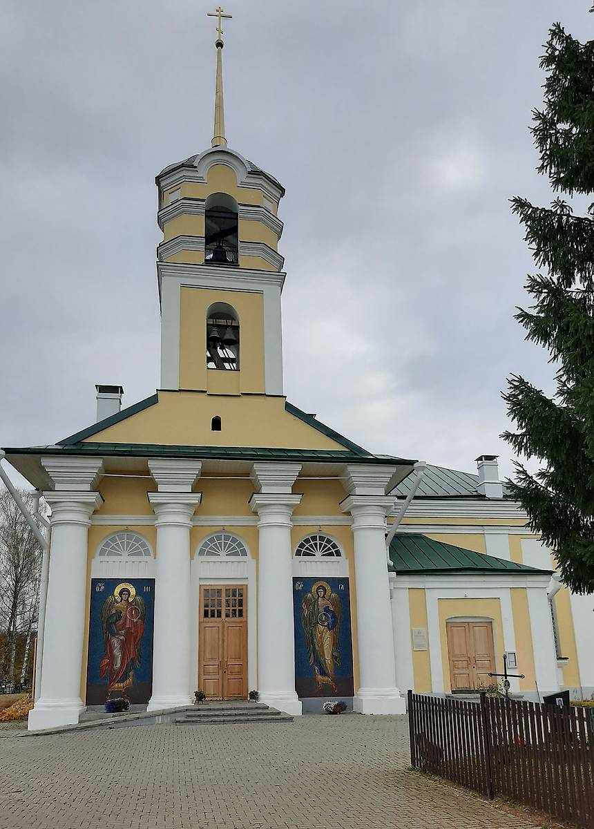 фасады. Церковь Михаила Архангела, Кикино (Тёмкинский район, Смоленская область)