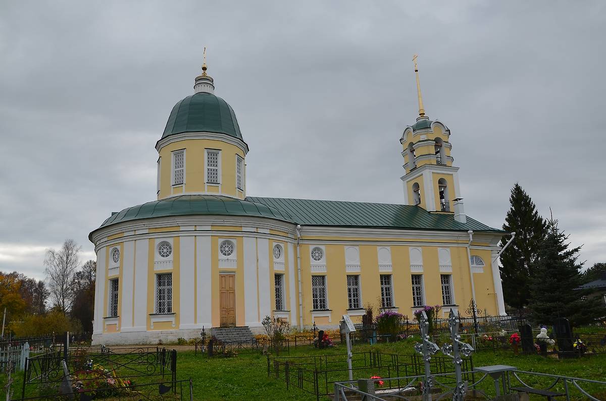 фасады. Церковь Михаила Архангела, Кикино (Тёмкинский район, Смоленская область)