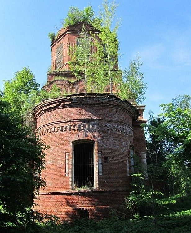Дерново. Церковь Покрова Пресвятой Богородицы. фасады, вид с северо-востока
