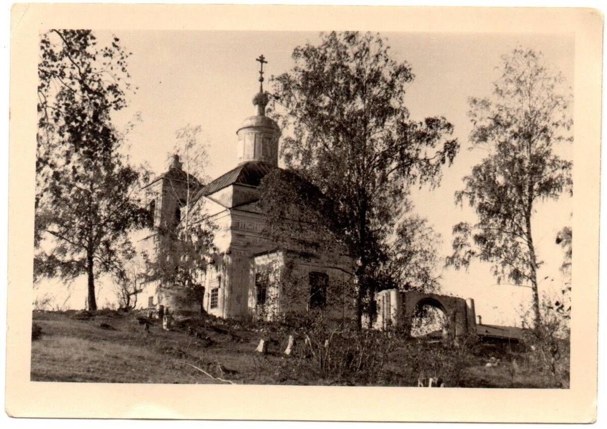 Церковь Покрова Пресвятой Богородицы, Костино (Косткино), урочище (Вяземский район, Смоленская область). архивная фотография, Фото 1941 г. с аукциона e-bay.de