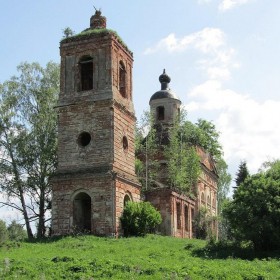 Костино (Косткино), урочище. Церковь Покрова Пресвятой Богородицы