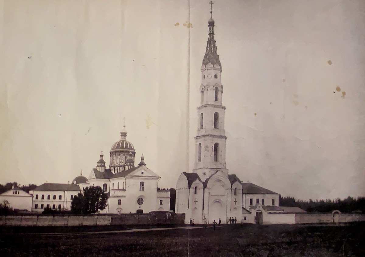 Успенский Пустынский монастырь, Пустынки (Мстиславский район, Беларусь, Могилёвская область). архивная фотография, 1900-е гг.