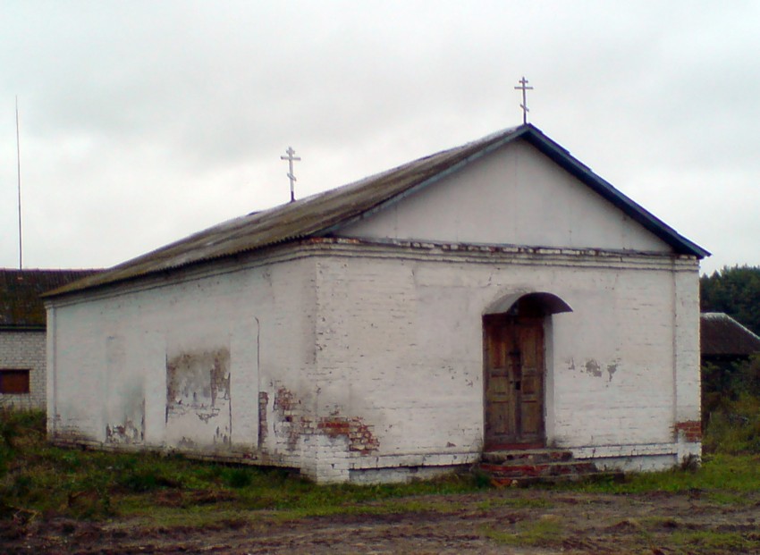 Коровяковка. Церковь Василия Великого. общий вид в ландшафте
