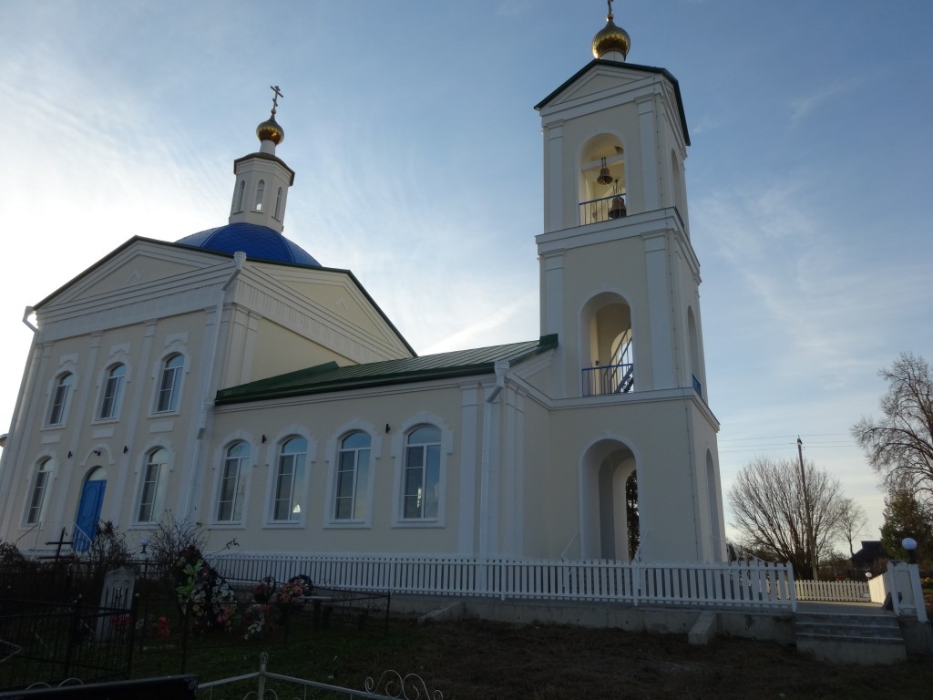 Болшево. Церковь Покрова Пресвятой Богородицы. фасады, Новая церковь на старом фундаменте.