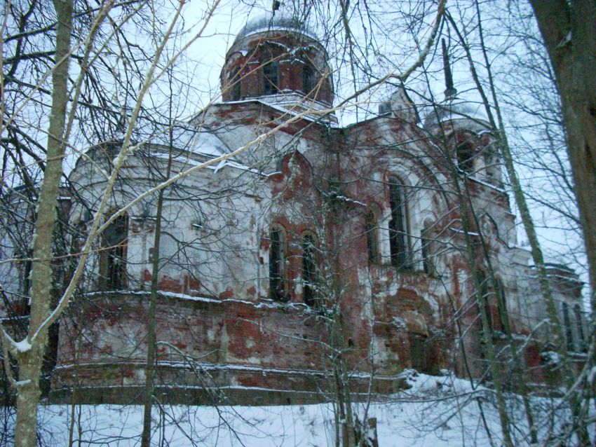 Церковь Троицы Живоначальной, Язвищи (Окуловский район, Новгородская область). дополнительная информация, Северный фасад