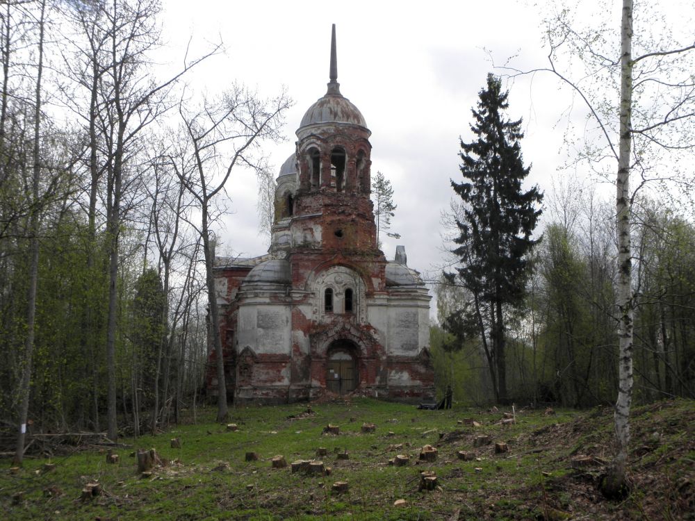 Церковь Троицы Живоначальной, Язвищи (Окуловский район, Новгородская область). фасады