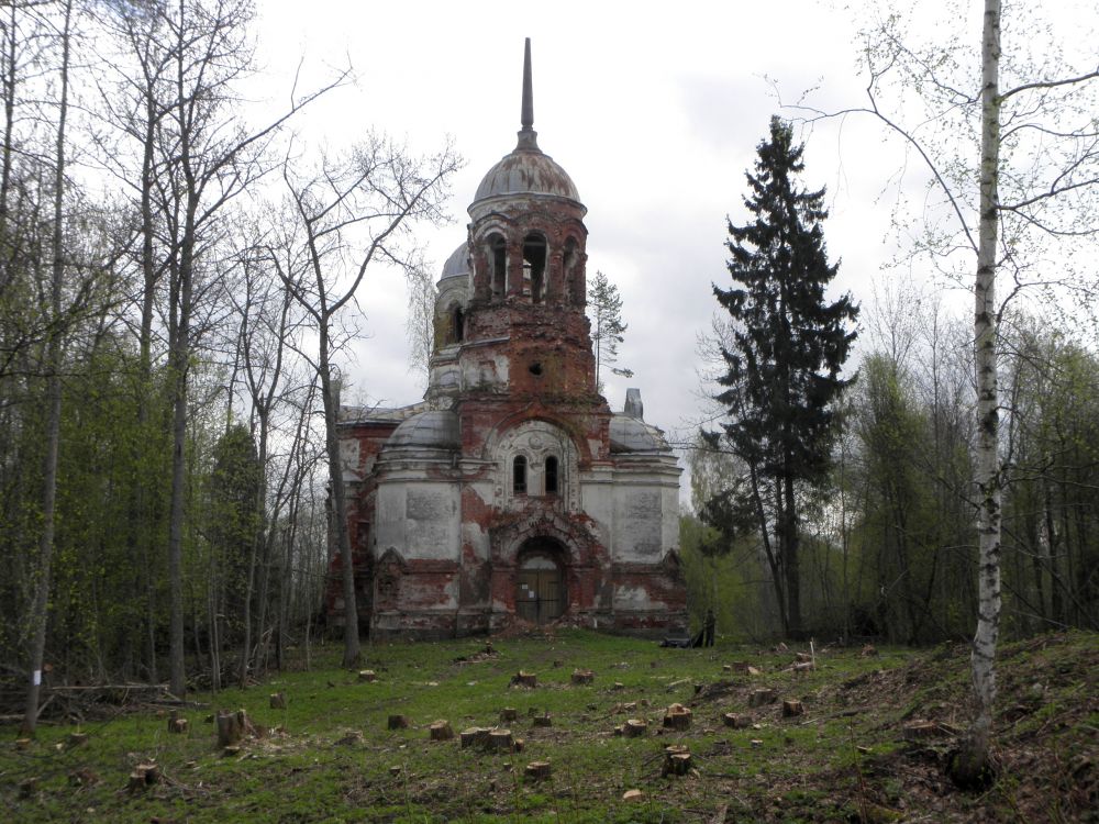 Язвищи. Церковь Троицы Живоначальной. фасады