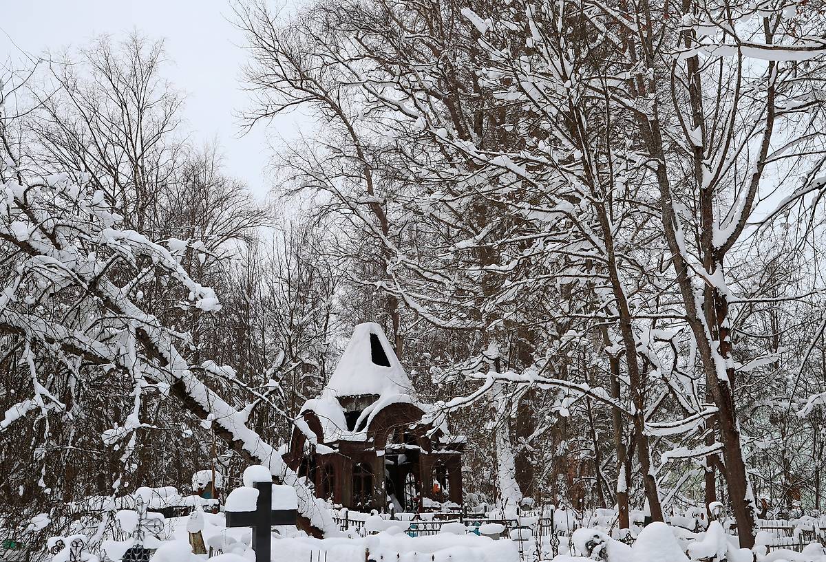 общий вид в ландшафте. Часовня-усыпальница мещан Широковых, Вологда (Вологда, город, Вологодская область)