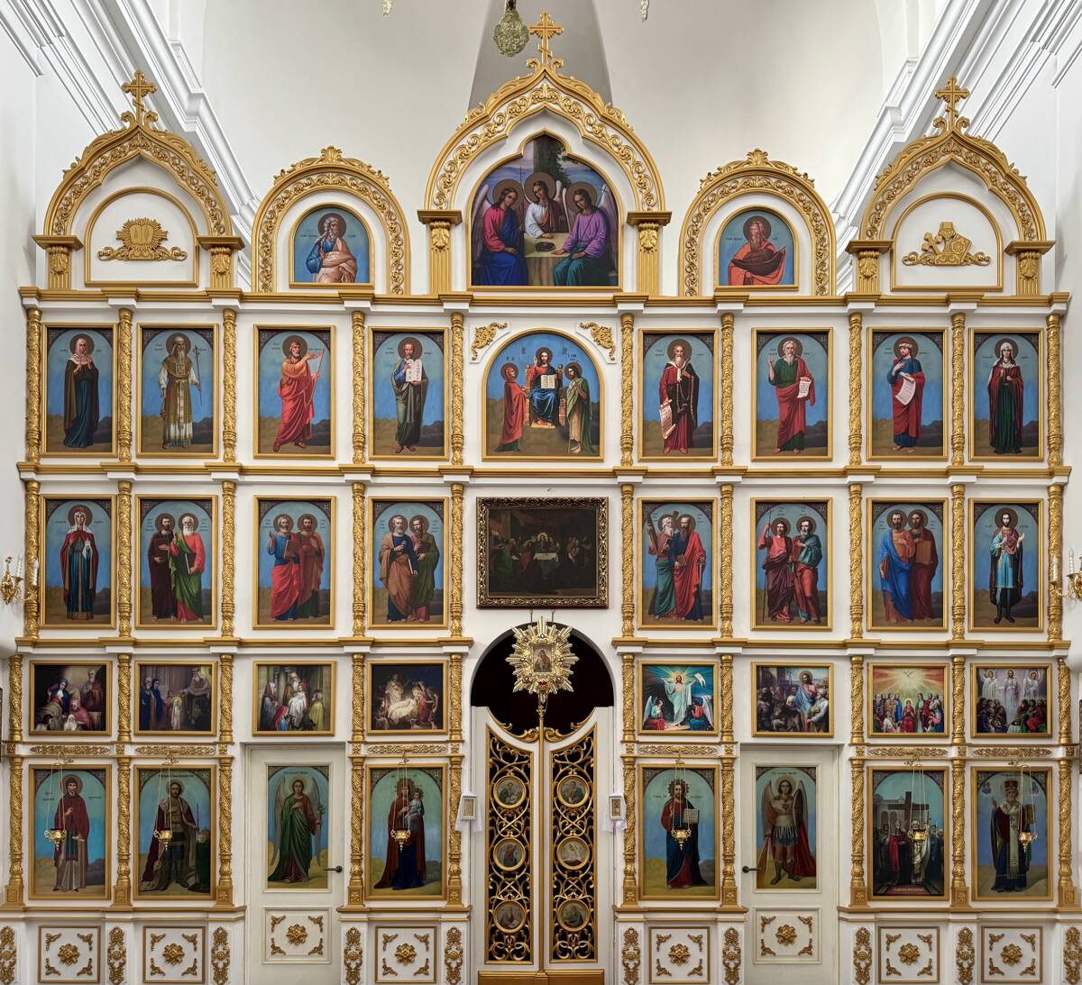 Церковь Воздвижения Креста Господня, Вистычи (Брестский район, Беларусь, Брестская область). интерьер и убранство, Иконостас