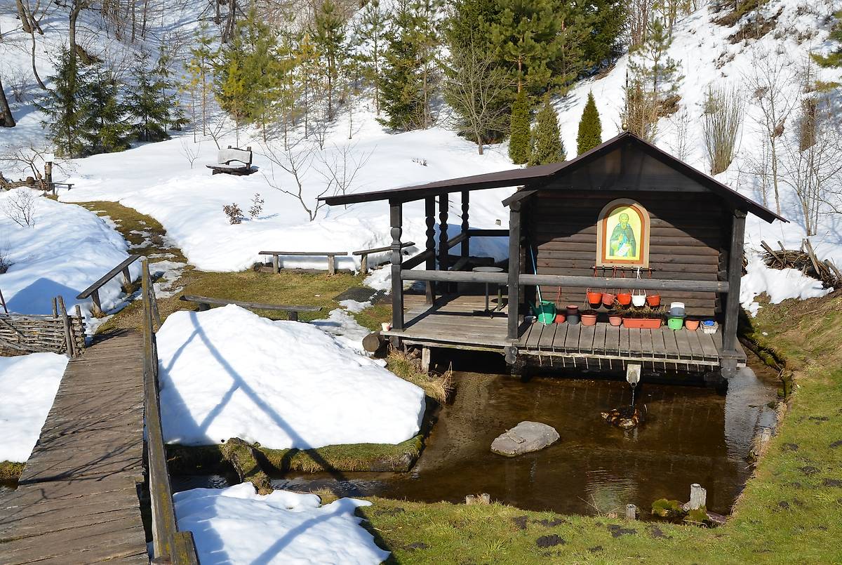 Купель на источнике, дополнительная информация. Церковь Сергия Радонежского, Кирово (Сосковский район, Орловская область)