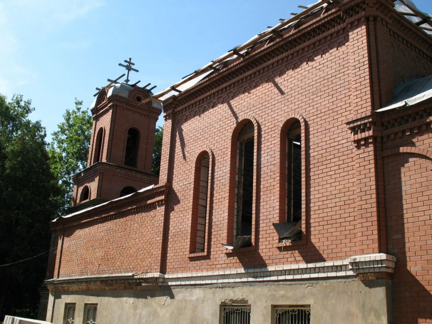 Церковь Петра и Павла, Карачарово (Конаковский район, Тверская область). фасады, Храм в период строительтва.