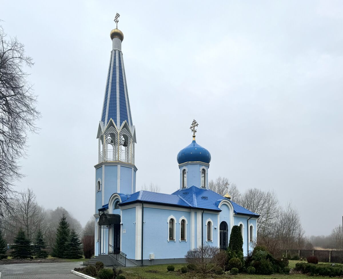 Церковь Владимирской иконы Божией Матери, Донское (Светлогорский городской округ, Калининградская область). фасады, Вид с юго-запада
