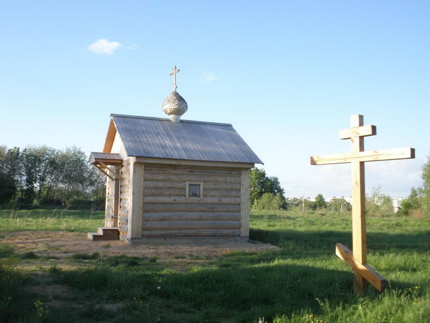 Часовня Андрея Первозванного, Сергиев Посад (Сергиево-Посадский городской округ, Московская область). общий вид в ландшафте, Вид с юга