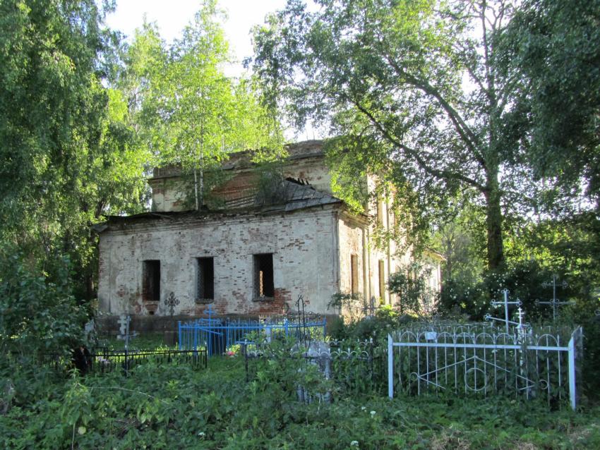 Милюково. Церковь Николая Чудотворца. фасады, вид с северо-востока