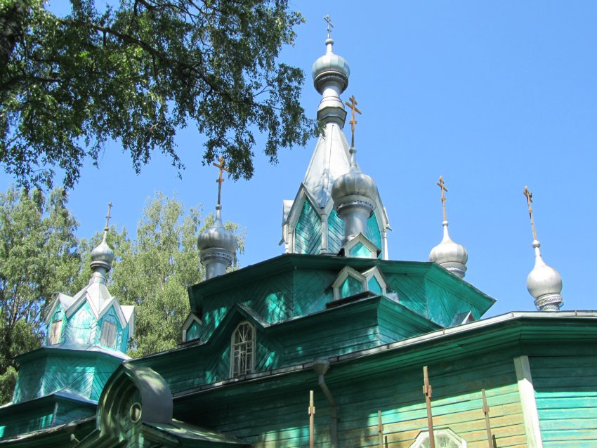 Церковь Нила Столобенского, Борис-Глеб (Сычёвский район, Смоленская область). архитектурные детали, венчания, вид с юго-востока