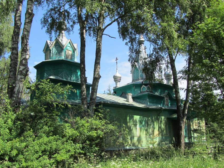 Церковь Нила Столобенского, Борис-Глеб (Сычёвский район, Смоленская область). фасады, вид с юго-запада