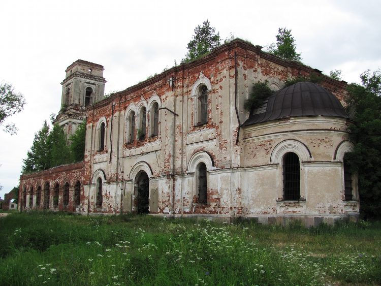 Церковь Покрова Пресвятой Богородицы, Ильгощи (Рамешковский район, Тверская область). фасады, вид с юго-востока