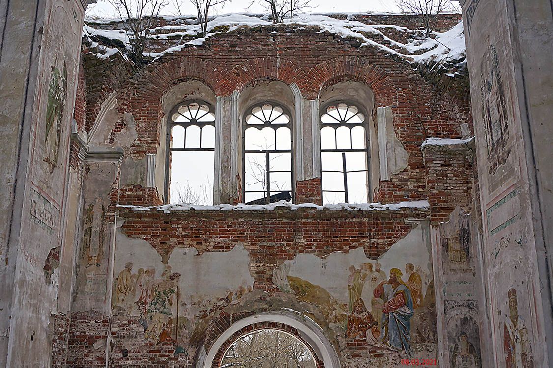 Церковь Покрова Пресвятой Богородицы, Ильгощи (Рамешковский район, Тверская область). интерьер и убранство