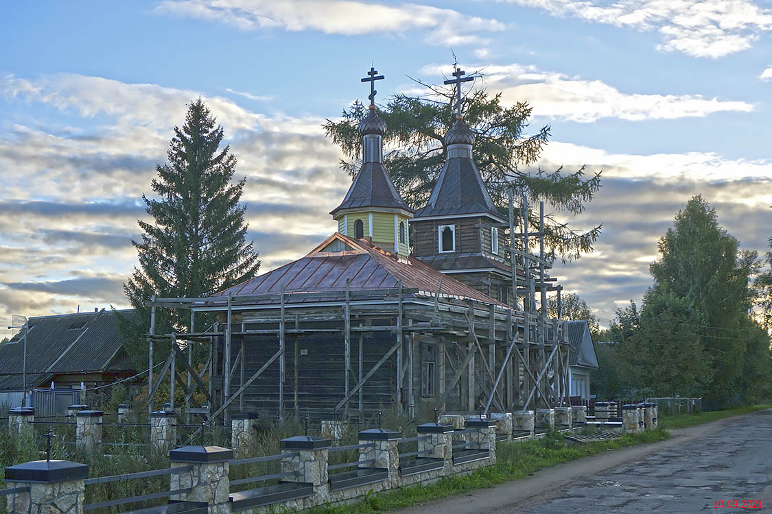 Часовня Успения Пресвятой Богородицы, Медведиха (Рамешковский район, Тверская область). фасады