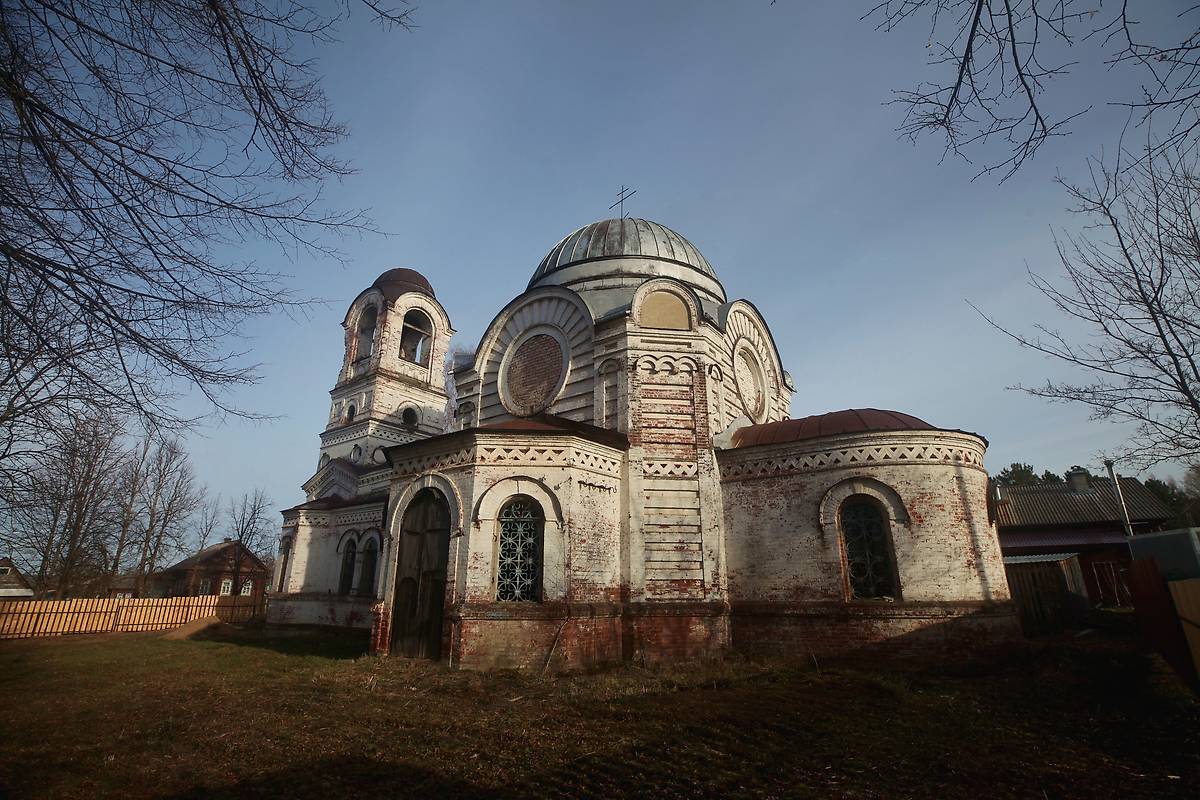 фасады. Церковь Спаса  Нерукотворного Образа, Кологрив (Кологривский район, Костромская область)