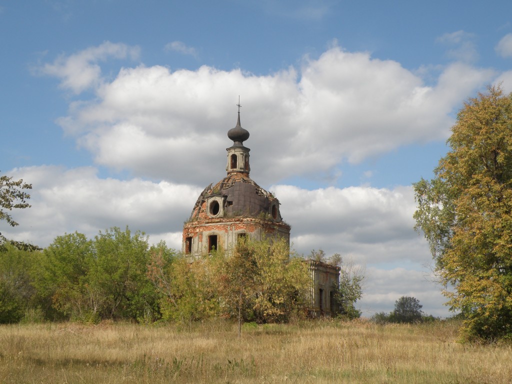 Церковь Казанской иконы Божией Матери, Копнино (Чучковский район, Рязанская область). общий вид в ландшафте