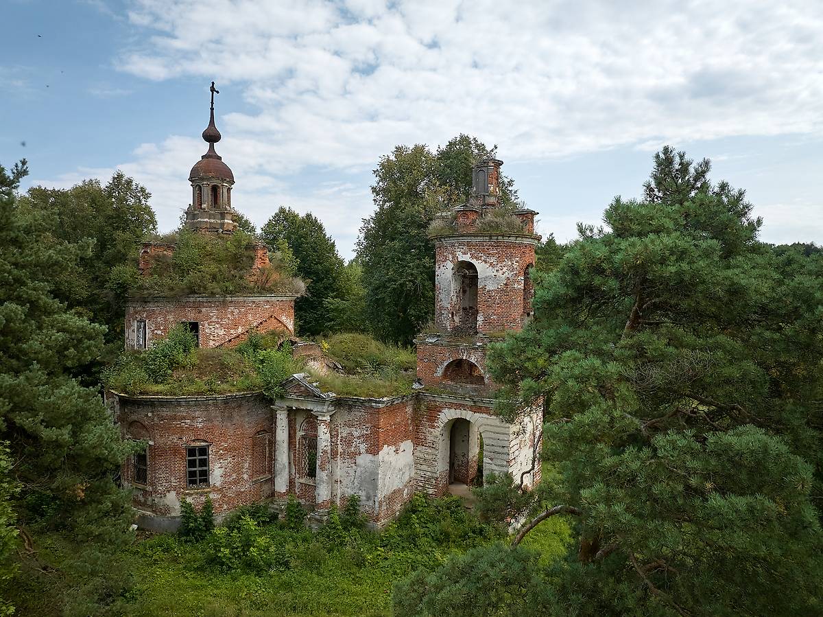 . Церковь Спаса Нерукотворного Образа, Азарновка (Протасьев Угол) (Чучковский район, Рязанская область)