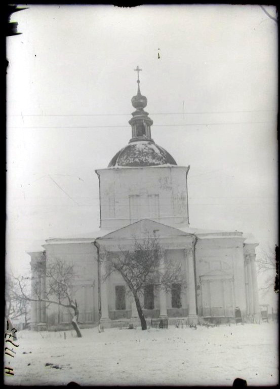 Церковь Троицы Живоначальной, Ухолово (Ухоловский район, Рязанская область). архивная фотография, Фото 1930-ых годов из фондов Государственного научно-исследовательского музея архитектуры имени А.В. Щусева