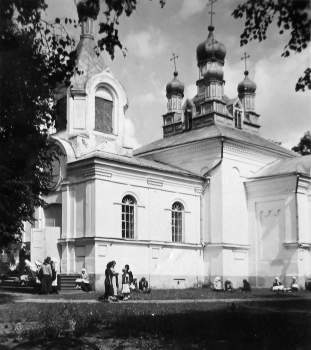 Церковь Воздвижения Креста Господня, Высокое (Каменецкий район, Беларусь, Брестская область). архивная фотография, Фото 1930 г. из приходского архива