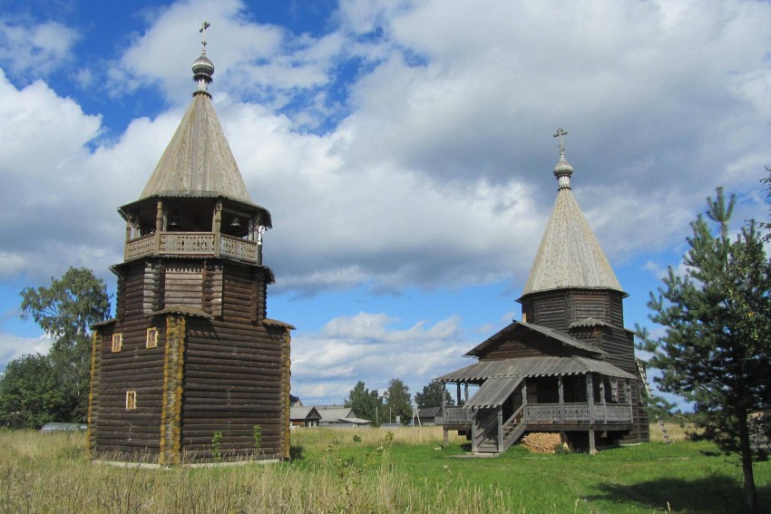 Ильино. Церковь Покрова Пресвятой Богородицы. фасады, вид с юго-запада