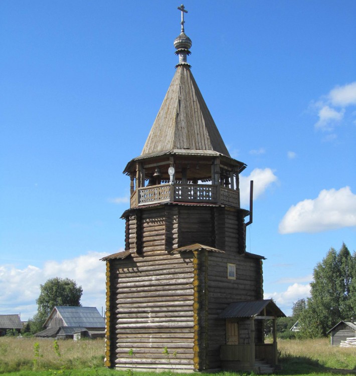 Ильино. Церковь Покрова Пресвятой Богородицы. фасады, колокольня, вид с юго-востока