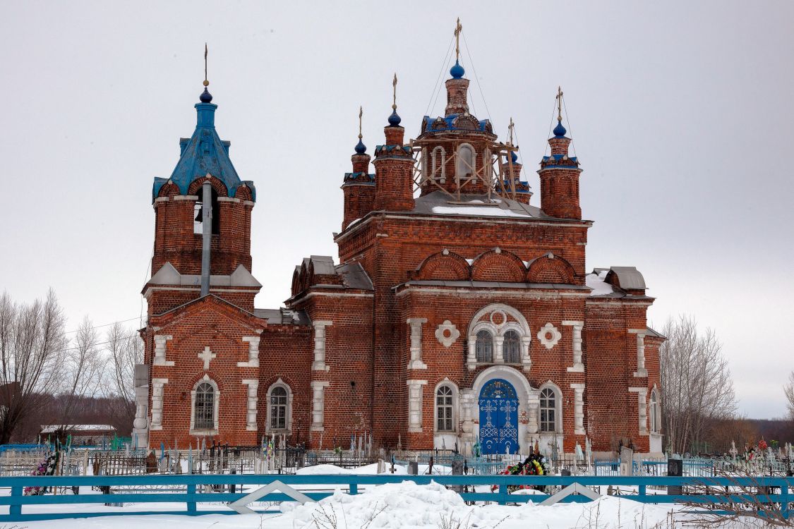 Церковь Иверской иконы Божией Матери, Муратово (Шиловский район, Рязанская область). фасады
