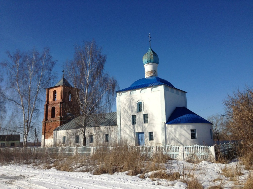 Церковь Николая Чудотворца (Покрова Пресвятой Богородицы), Берёзово (Шиловский район, Рязанская область). фасады