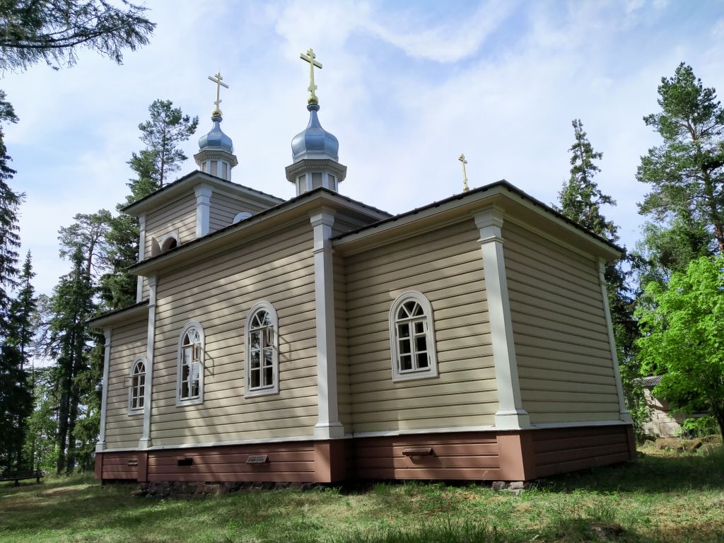 Спасо-Преображенский Валаамский монастырь. Скит Александра Свирского. Церковь Александра Свирского, Валаамские острова (Сортавальский район, Республика Карелия). фасады