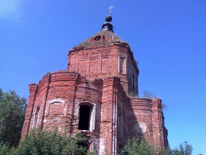 Церковь Спаса Нерукотворного Образа, Ушаково (Ефремов, город, Тульская область). фасады