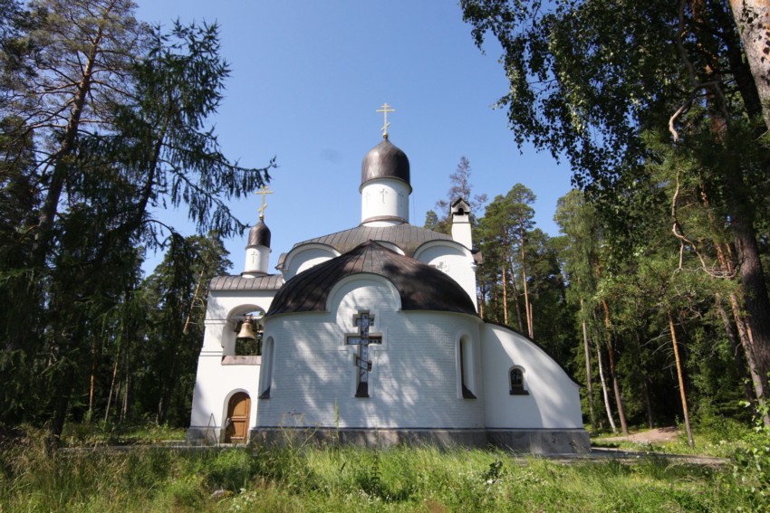 Валаамские острова. Спасо-Преображенский Валаамский монастырь. Смоленский скит. Церковь Смоленской иконы Божией Матери. фасады